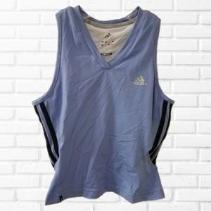 Adidas Clima365 V-Neck Tank w/ Shelf Bra